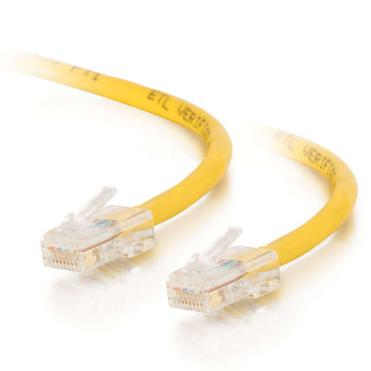 CG26696 - C2G - 25ft Cat5e Non-Booted Unshielded UTP Network Crossover Patch Cable Yellow