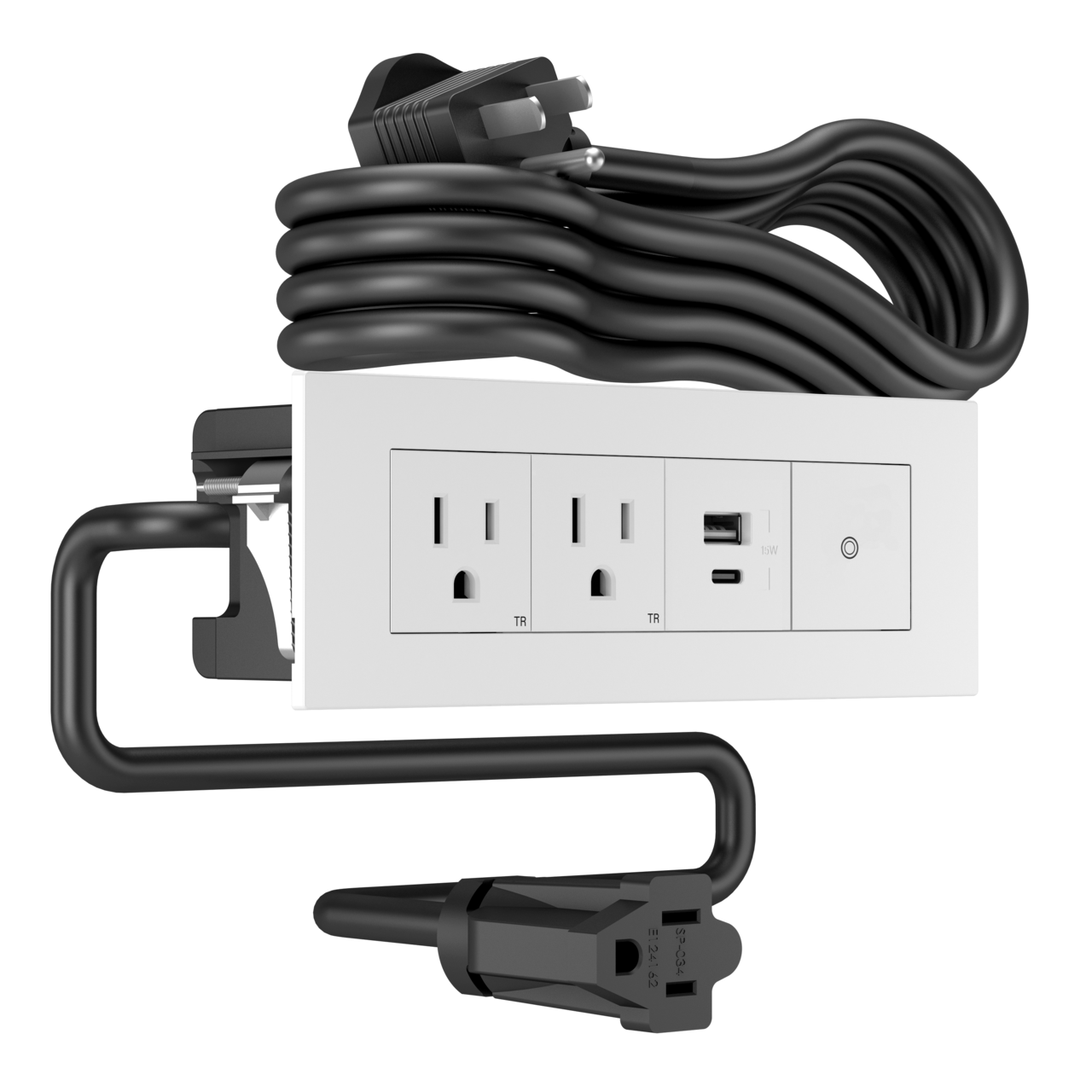 4-Cube-dash-Furniture-Power-Center-White - Wiremold - dash 4Cube FPC in White