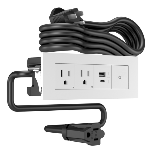 4-Cube-dash-Furniture-Power-Center-White - Wiremold - dash 4Cube FPC in White