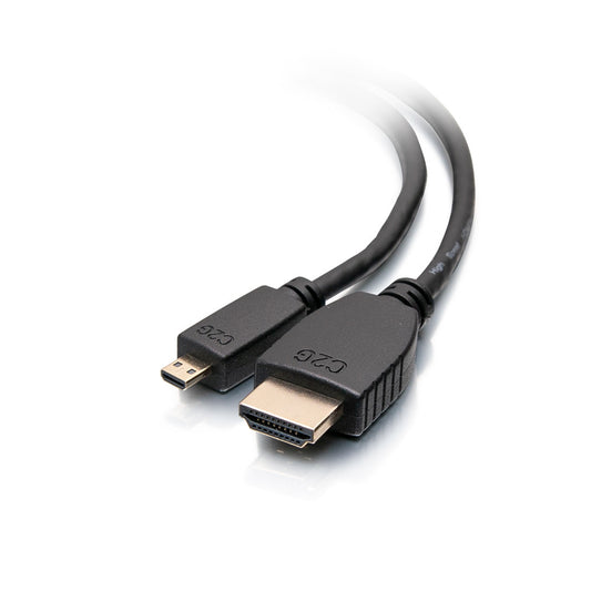CG50615 - C2G - 6ft (1.8m) High Speed HDMI to Micro HDMI Cable with Ethernet 4K 60Hz