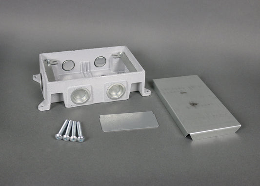 880CM2-1 - Wiremold - 880CM21 Omnibox Shallow CastIron Floor Box