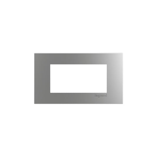 2-Cube-Stainless-Trim-Plate - Wiremold - dash 2Cube Trim Plate in Stainless Steel