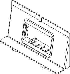 WTB-2-RT - Wiremold - WTB2RT Communication Bracket