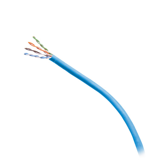 C2G56041 - C2G - 1000ft (304.8m) TAA Compliant Cat6 Bulk Unshielded UTP Ethernet Network Cable with Solid ConductorsPlenum CMP-Rated Blue