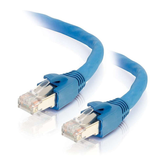 CG43168 - C2G - 75ft Cat6 Snagless Solid Shielded Ethernet Network Patch Cable Blue