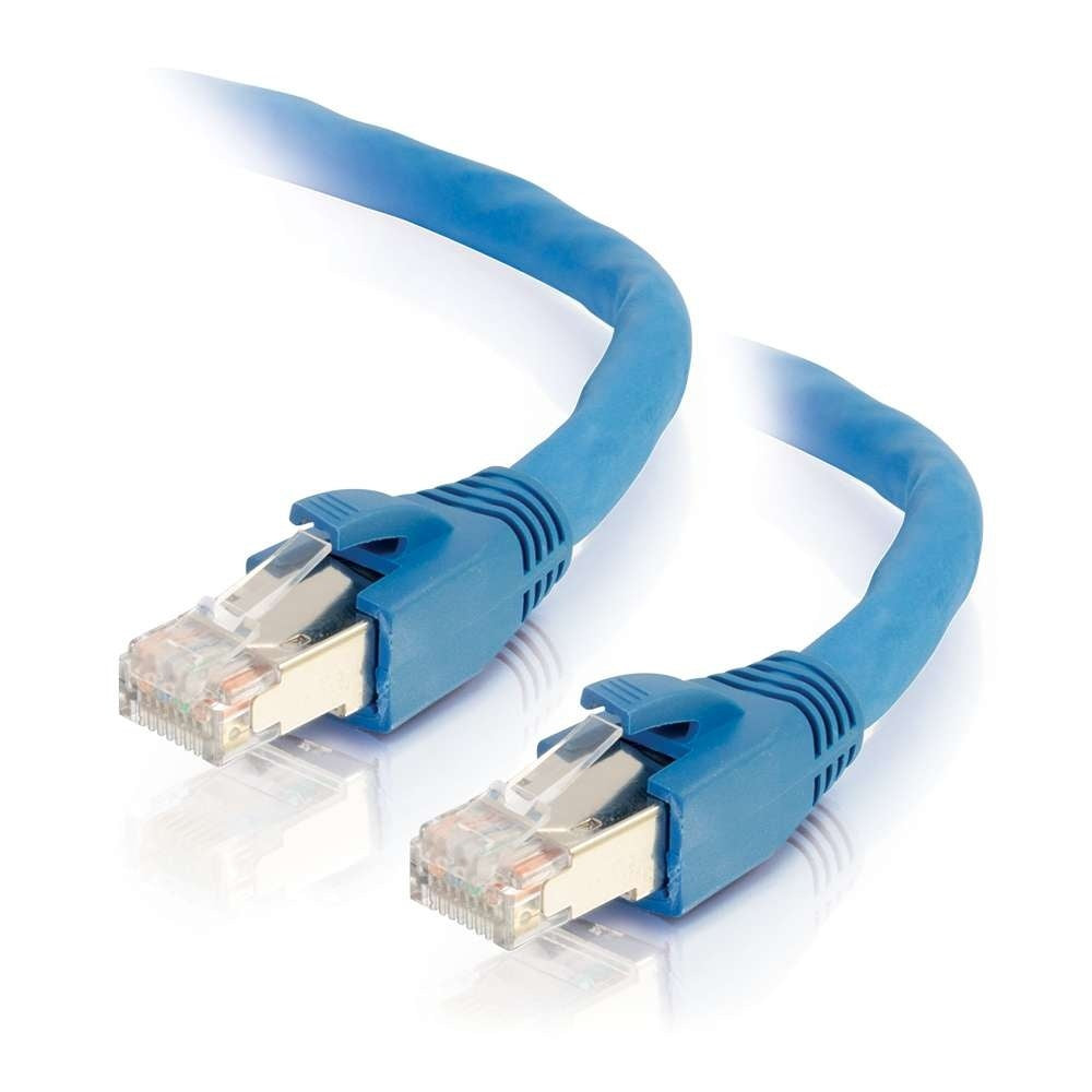 CG43123 - C2G - 250ft Cat6 Snagless Solid Shielded Ethernet Network Patch Cable Blue