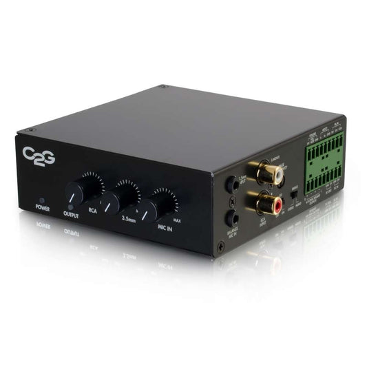 CG40880 - C2G - 8Ohm 50W Audio Amplifier Plenum Rated TAA Compliant