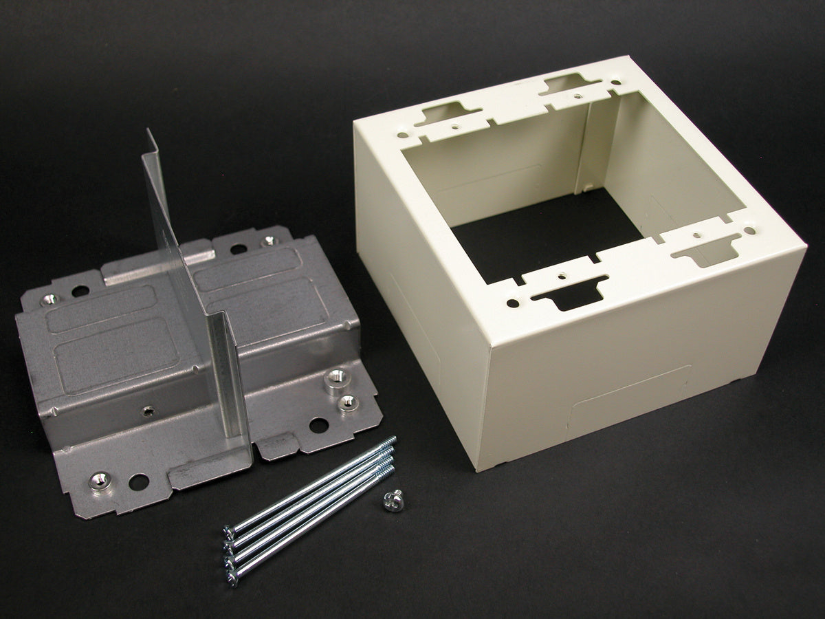 2444D-2NFW - Wiremold - 2444D2NFW 2400D Divided Device Box Fitting in Fog White