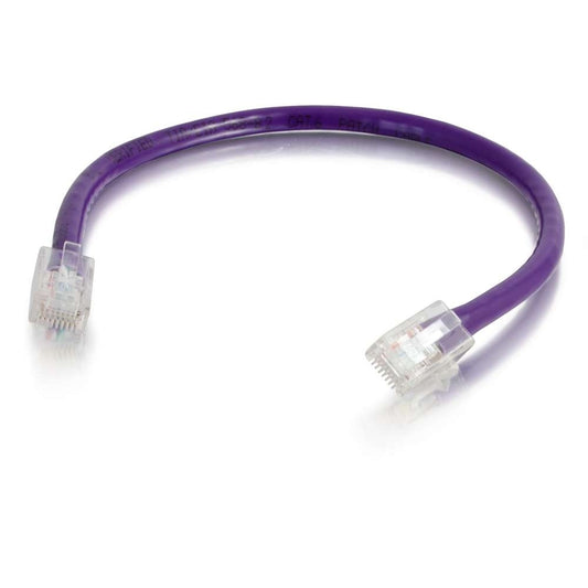 CG04211 - C2G - 1ft Cat6 Non-Booted Unshielded UTP Ethernet Network Patch Cable Purple