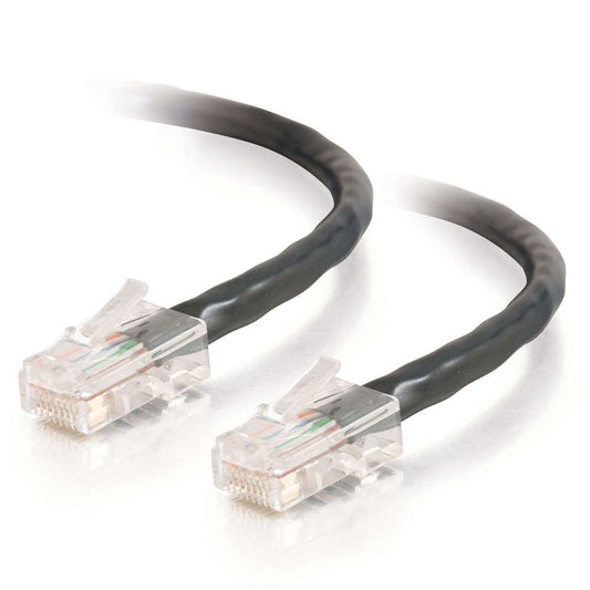 CG24508 - C2G - 7ft Cat5e Non-Booted Unshielded UTP Network Crossover Patch Cable Black