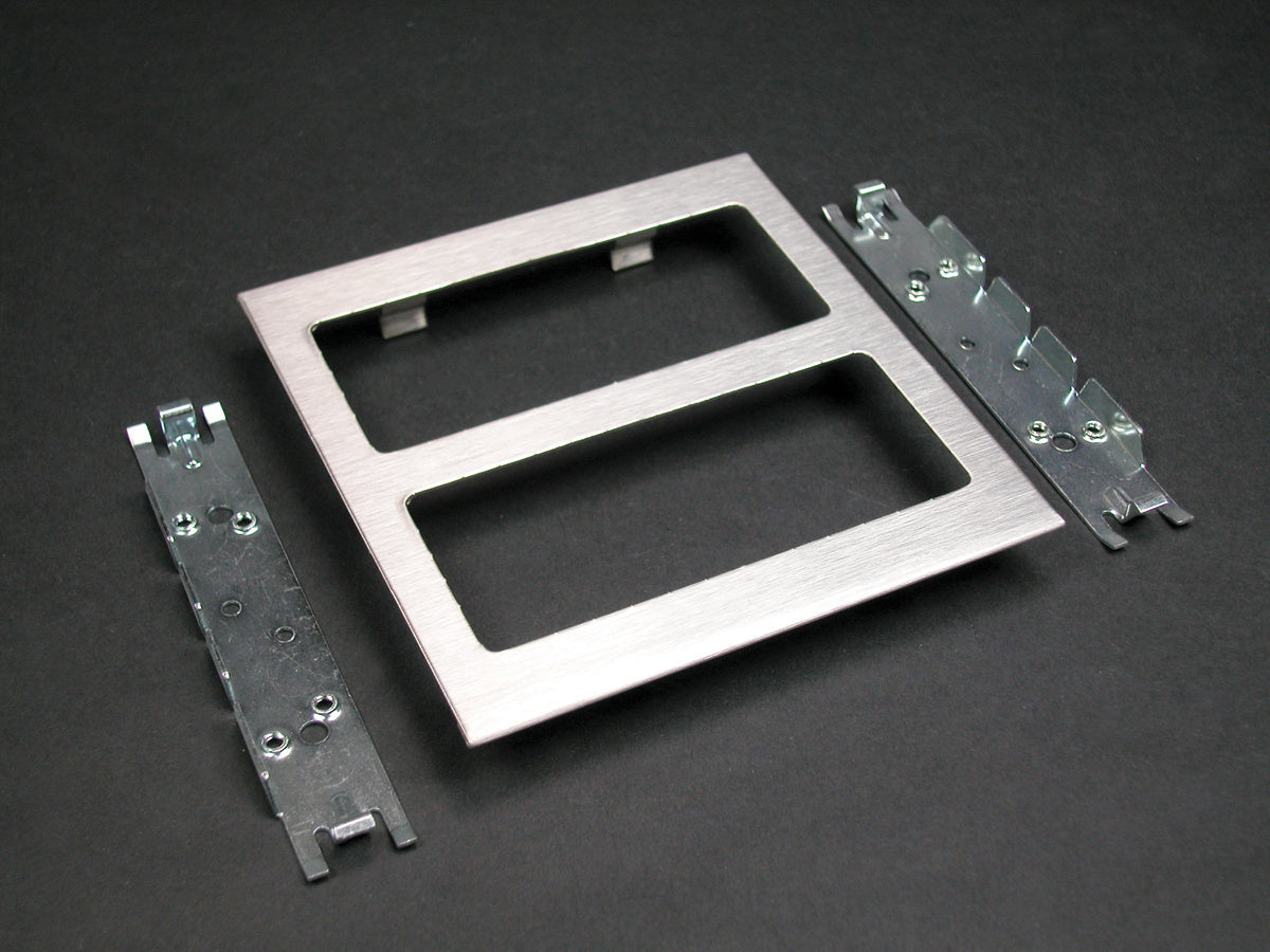 S4007C-2 - Wiremold - S4007C2 Two Gang Device Plate Fitting