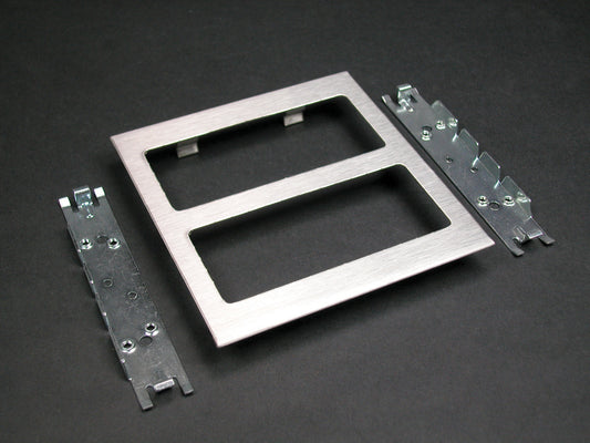 S4007C-2 - Wiremold - S4007C2 Two Gang Device Plate Fitting