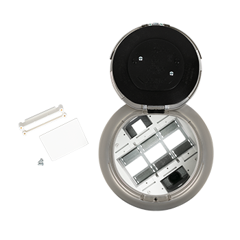 8ATC2SN - Wiremold - 8ATC2SN 8 inch Unwired Surface Style Assembly in Satin Nickel