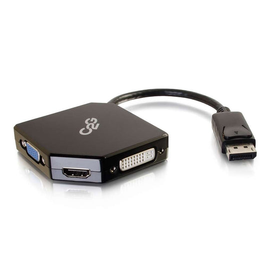 CG54340 - C2G - DisplayPort to HDMI VGA or DVI Adapter Converter