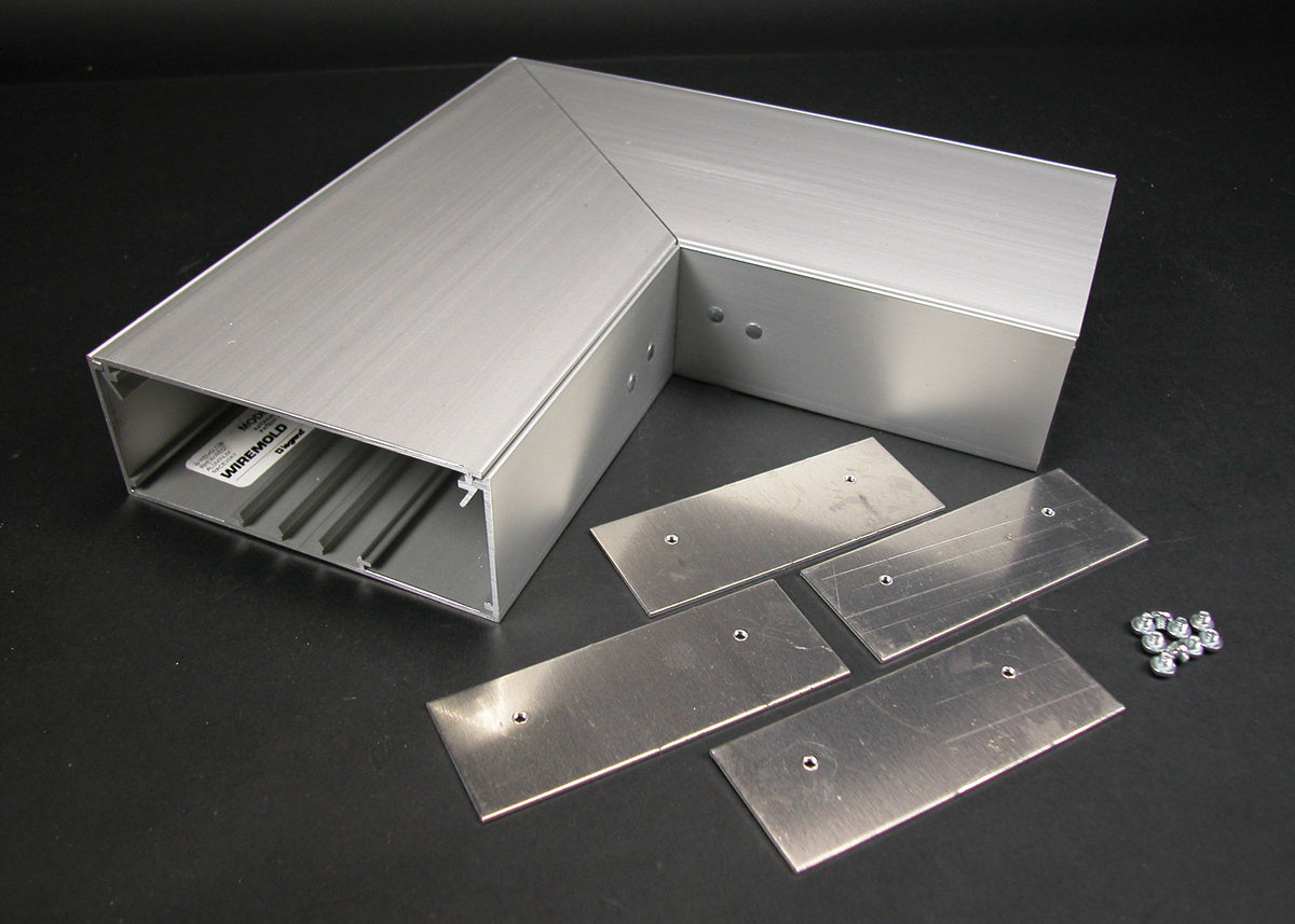 AL5211 - Wiremold - AL5211 Large MultiChannel Raceway Flat Elbow Fitting