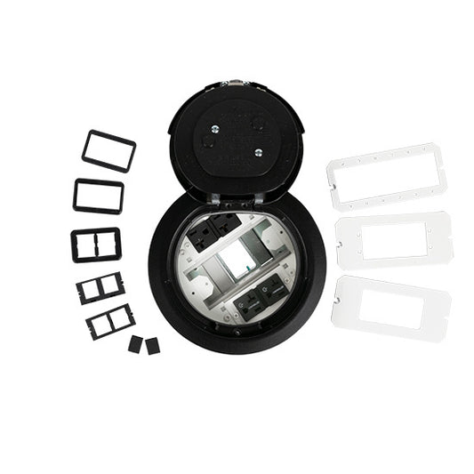 6ATC2PCRBK - Wiremold - 6ATC2PCRBK 6 inch Prewired Surface Black Assembly Marked Controlled Circuit