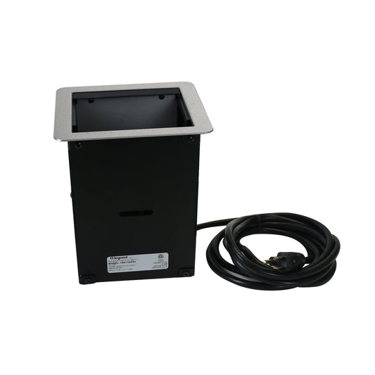 TB672AUAL - Wiremold - TB672AUAL Integreat Cord Ended AV Table Box With USB in Aluminum