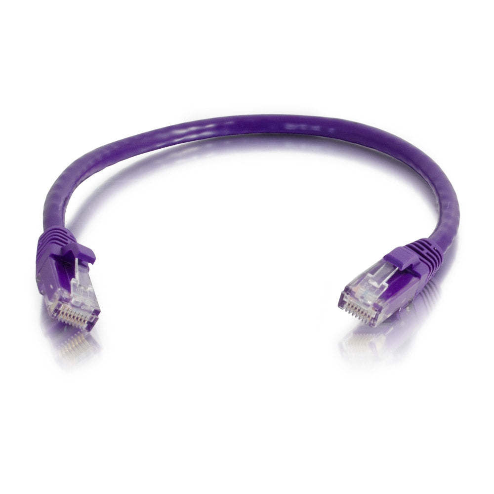 CG50834 - C2G - 50ft Cat6a Snagless Unshielded UTP Ethernet Network Patch Cable Purple