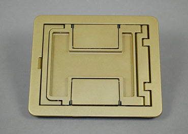FPCTCBS - Wiremold - FPCTCBS FloorPort Cutout Cover Assembly in Brass