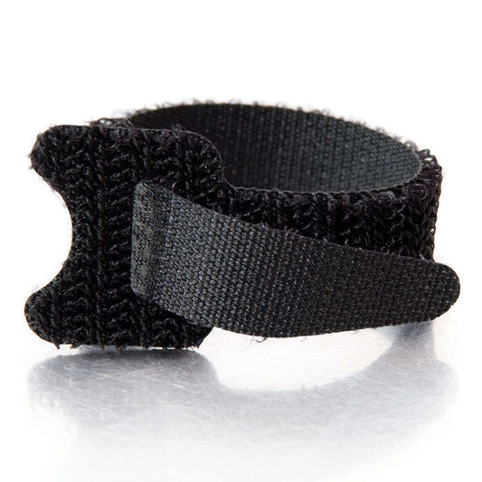 CG29858 - C2G - 6 Inch Hook and Loop Cable Management Wraps MultiPack 12 Pack Black