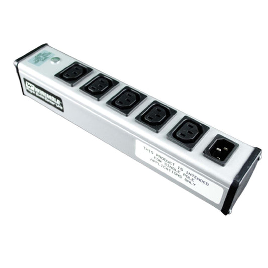 IEC5 - Wiremold - IEC5 PlugIn Outlet Center Unit IEC320 Female Outlets with Male IEC320 Input