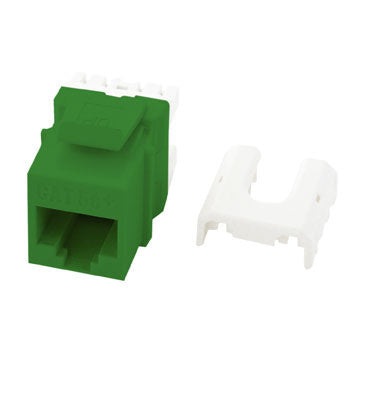 WP3475GN - On-Q - Cat5e Quick Connect RJ45 Keystone Insert in Green