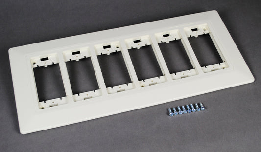 WSC07-6A - Wiremold - WSC076A WallSource Device Mounting Bracket and Trim Ring in Ivory