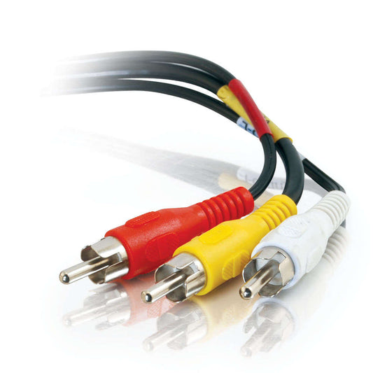 CG40447 - C2G - 3ft Value Series Composite Video plus Stereo Audio Cable
