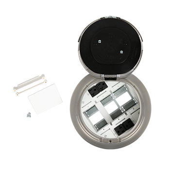8ATC2PSN - Wiremold - 8ATC2PSN 8 inch Prewired Surface Style Assembly in Satin Nickel