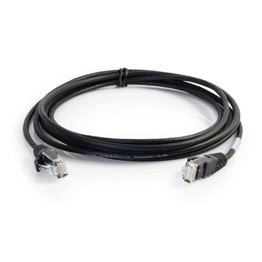 CG01098 - C2G - 1ft Cat6 Snagless Unshielded UTP Slim Ethernet Network Patch Cable Black