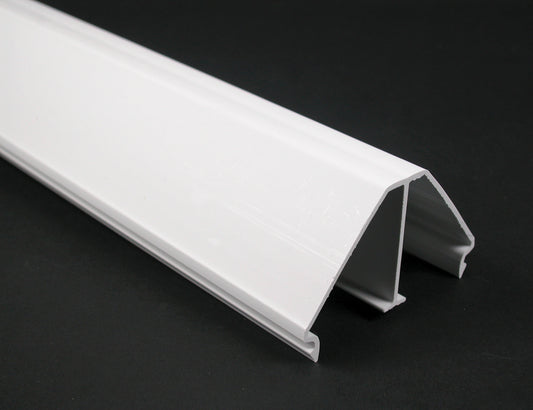 MXN2A08WH - Wiremold - MXN2A08WH 5400 Corner Drop Raceway Base and Cover Fitting in White