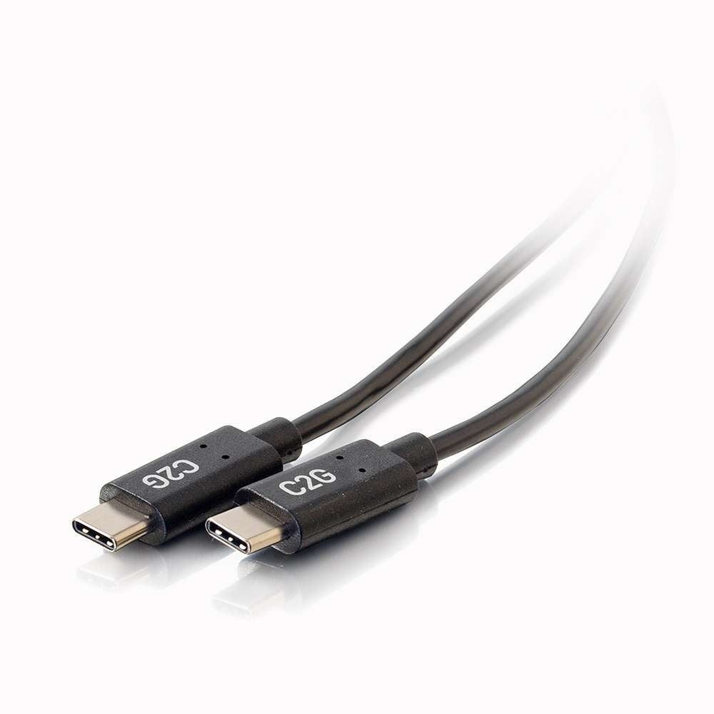 CG28826 - C2G - 6ft USB-C 2.0 Male to Male Cable 3A