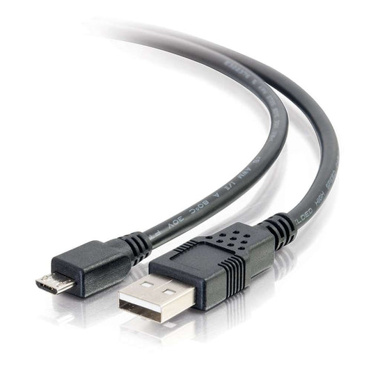CG27423 - C2G - 1ft USB 2.0 A to Micro-B Cable M/M Black (0.3m)