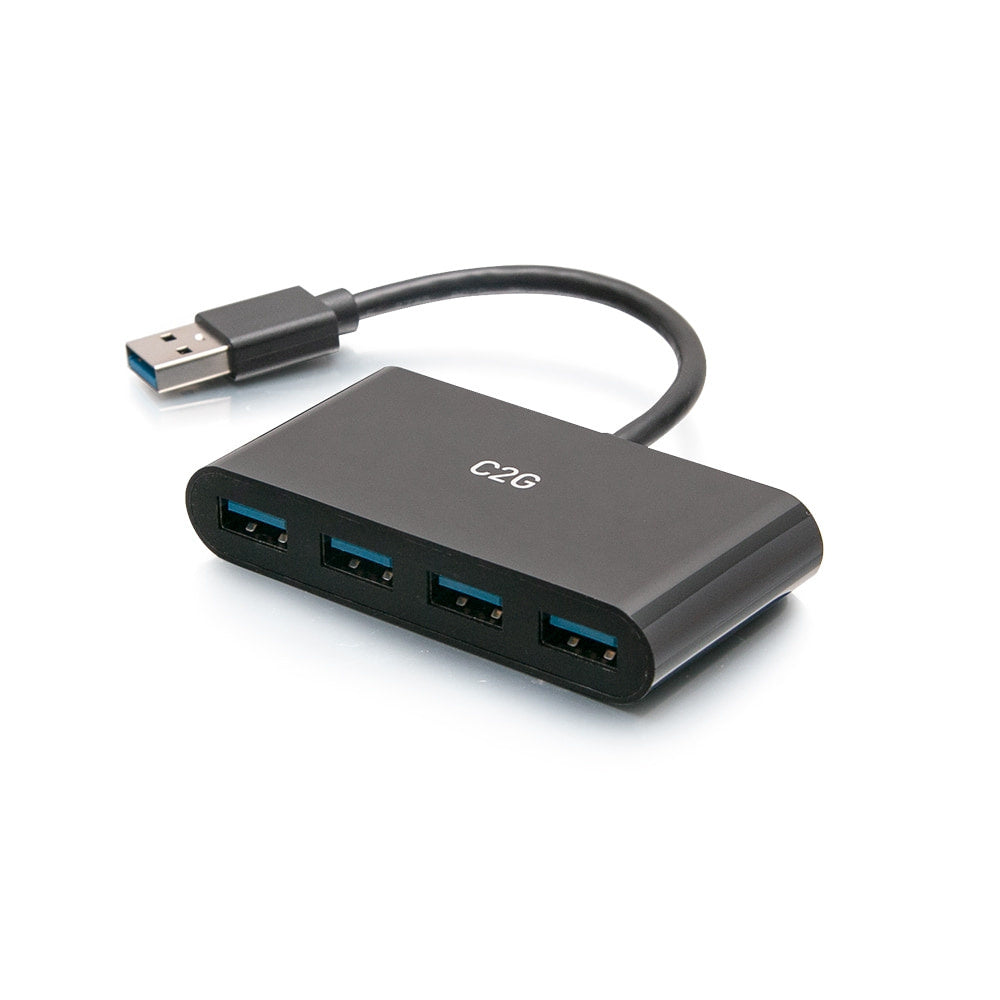 C2G54461 - C2G - 4 Port USB-A 30 Hub SuperSpeed USB 5Gbps