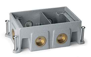 880CS2-1 - Wiremold - 880CS21 Omnibox Two Gang Cast Iron Floor Box