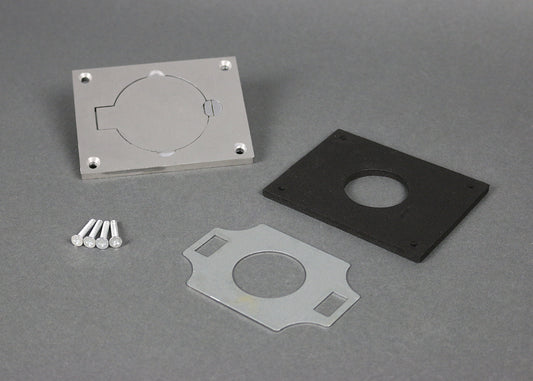 828DLRAL - Wiremold - 828DLRAL Single Locking Cover Plate in Aluminum