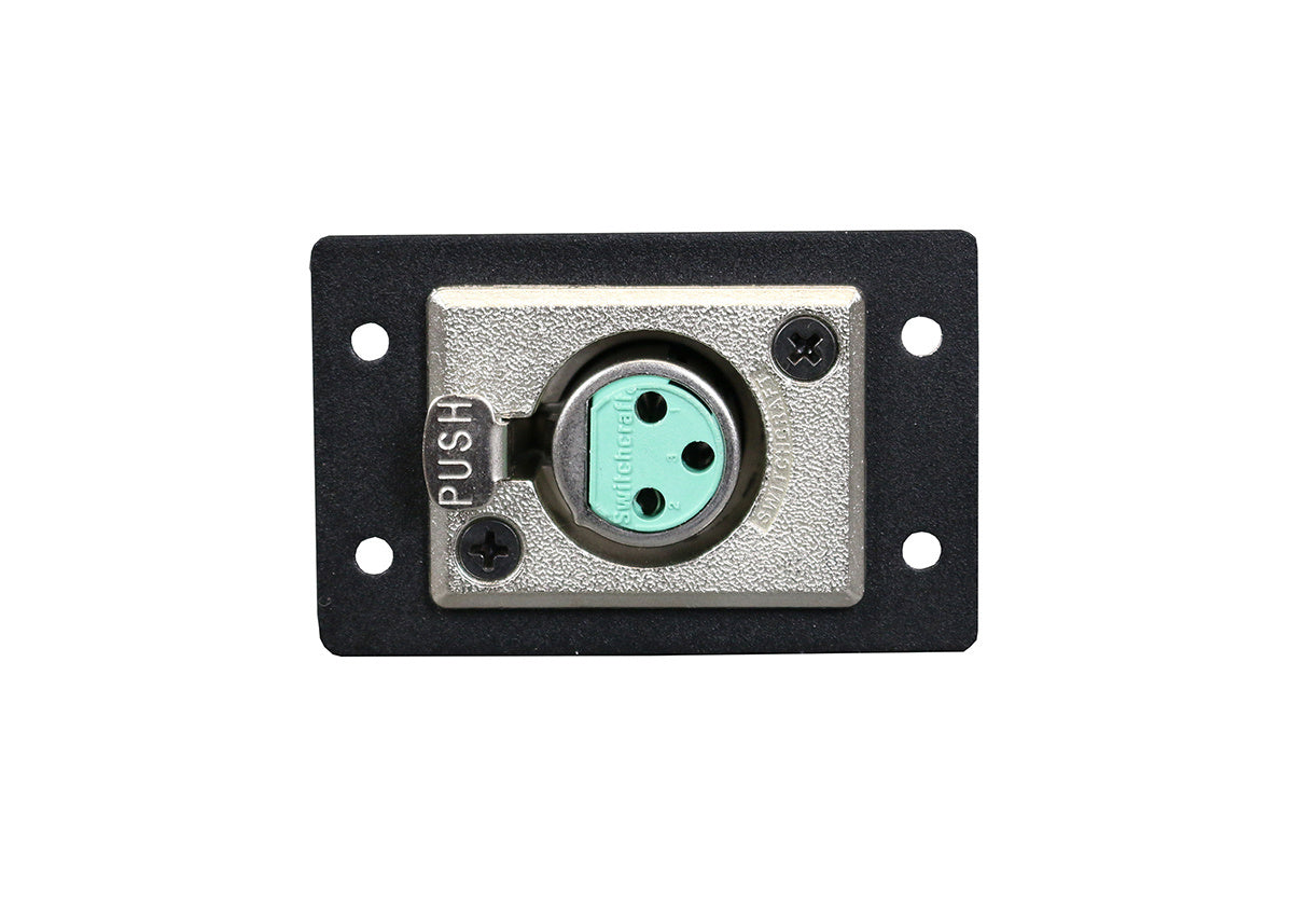 AV8012BK - Wiremold - AV8012BK Switchcraft XLR 3Pin Female to Solder Cups in Black