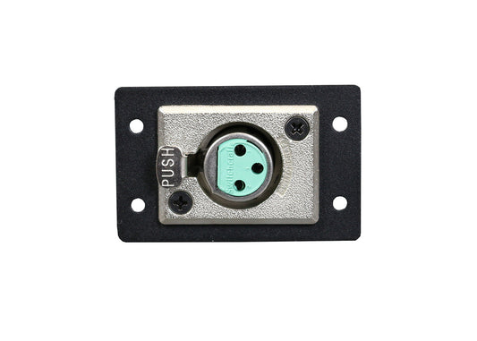 AV8012BK - Wiremold - AV8012BK Switchcraft XLR 3Pin Female to Solder Cups in Black