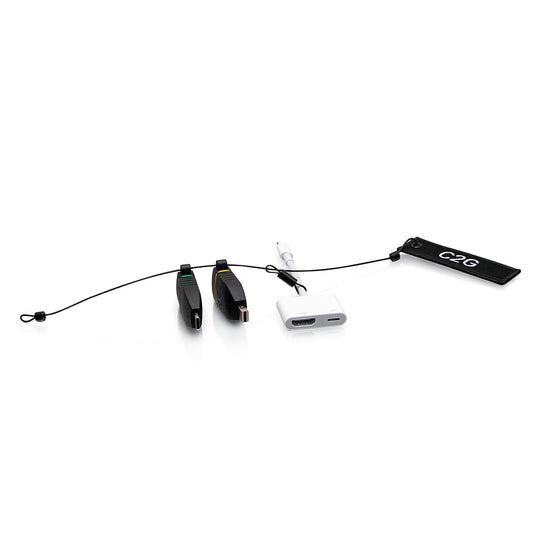 C2G29889 - C2G - Universal 4K HDMI Adapter Ring with Color Coded Mini DisplayPort USB-C and Lightning