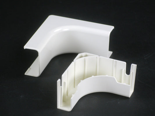 2917FO-FW - Wiremold - 2917FOFW Uniduct Radiused Internal Elbow Fitting in Fog White