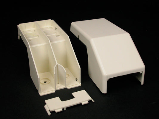 40N2F74WH - Wiremold - 40N2F74WH CableSmart 40N2 Divided Transition Fitting in White