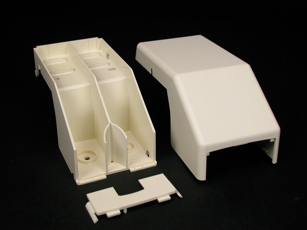 40N2F74V - Wiremold - 40N2F74V CableSmart 40N2 Divided Transition Fitting in Ivory