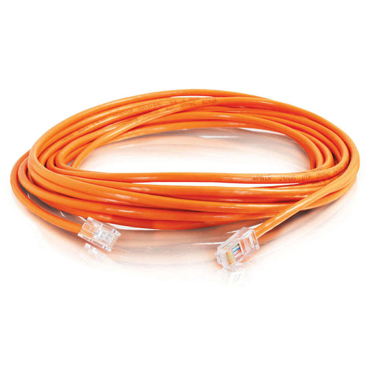 CG24494 - C2G - 3ft Cat5e Non-Booted Unshielded UTP Network Crossover Patch Cable Orange