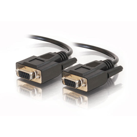 CG25216 - C2G - 3ft DB9 F/F Serial RS232 Cable Black