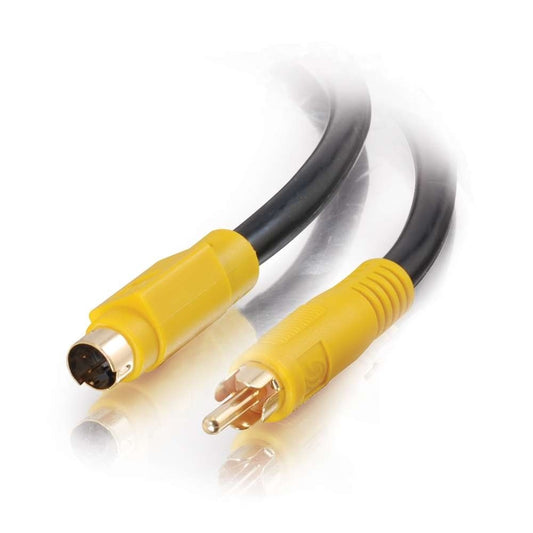 CG27965 - C2G - 12ft Value Series BiDirectional S-Video to Composite Video Cable