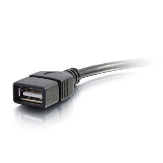 CG52119 - C2G - 6 inch USB 2.0 A Male to A Female Extension Cable