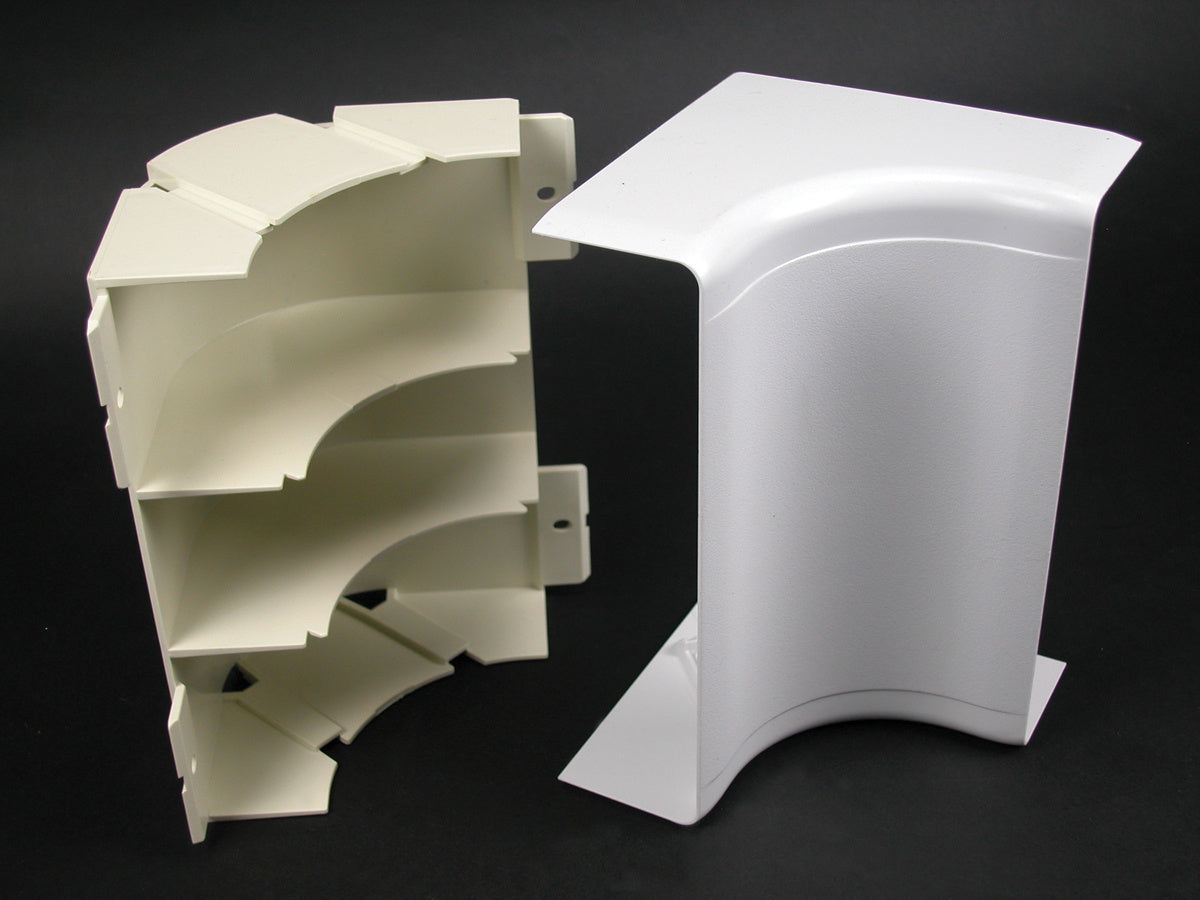 5517FO-WH - Wiremold - 5517FOWH 5500 Bend Radius Full Capacity Internal Elbow Fitting in White