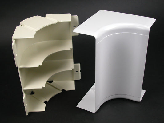 5517FO-WH - Wiremold - 5517FOWH 5500 Bend Radius Full Capacity Internal Elbow Fitting in White