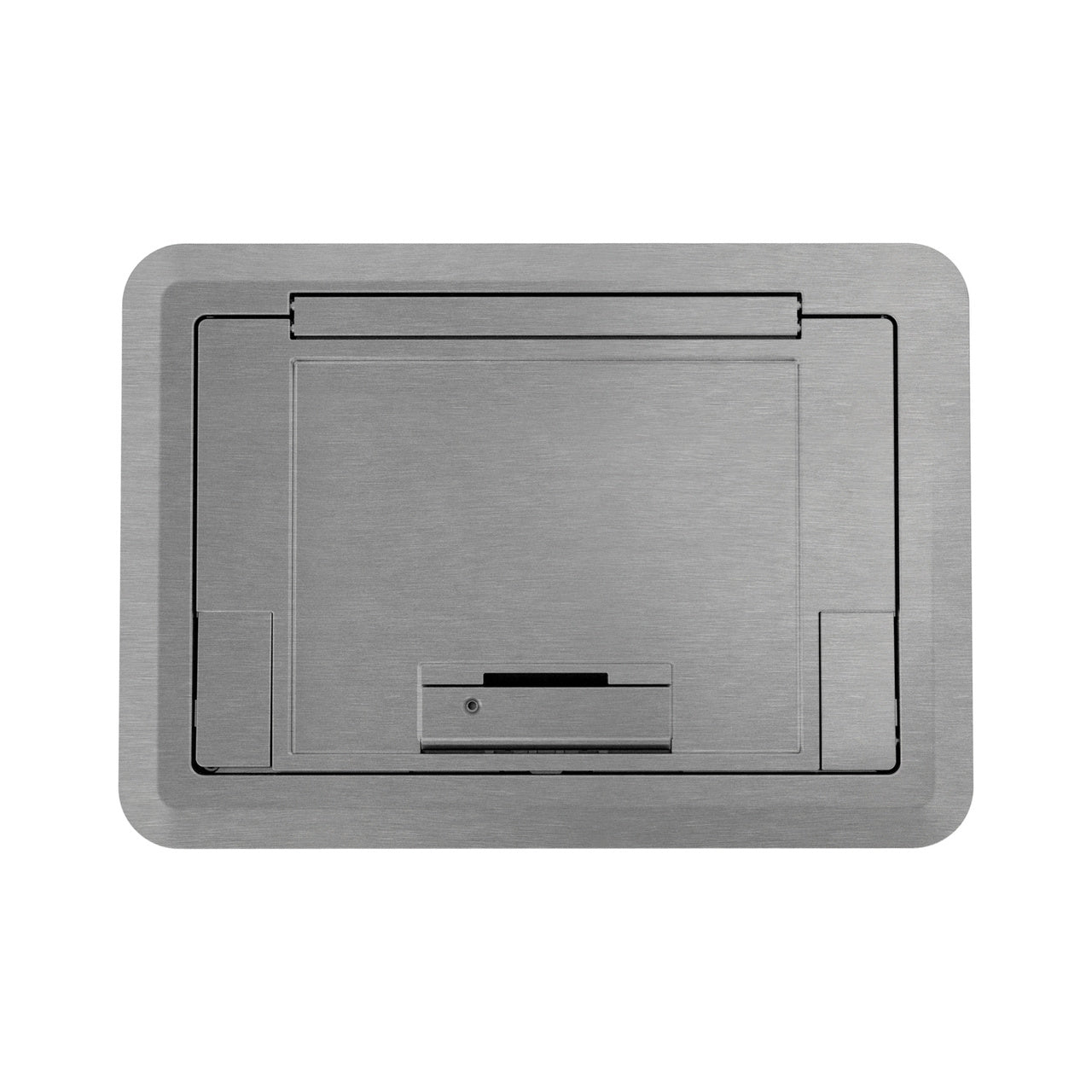 EFB45CTCAA - Wiremold - Evolution EFB45 Surface Style Cover with Floor Insert in Brushed Aluminum