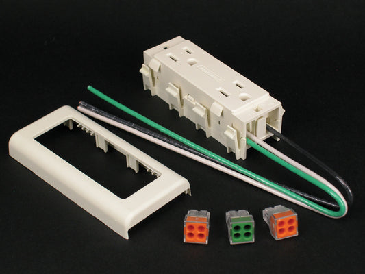 V2427GA - Wiremold - V2427GA 2400 15A Duplex Receptacle Fitting